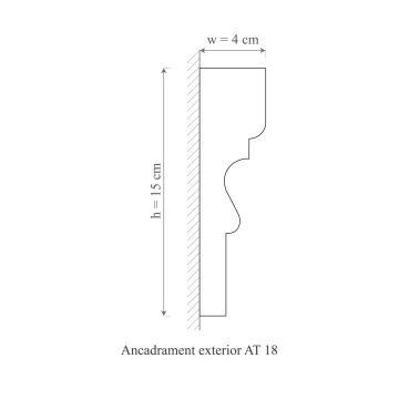 Ancadrament exterior AT18A-15x4x200cm - Img 2