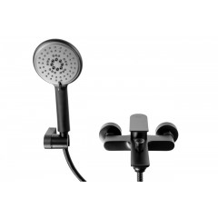 Baterie pentru cada cu set de dus Rea Mayson negru mat - Img 5
