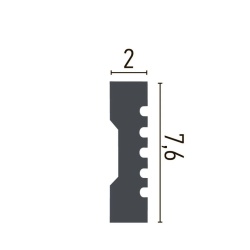 Brau poliuretan flexibil CR779F-7.6x2x200 cm - Img 2