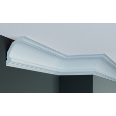 Cornisa decorativa din poliuretan Flexibil P832F - 11.4x7.8x200 cm - Img 1