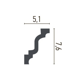 Cornisa poliuretan P929 - 7.6x5.1x200 cm - Img 2