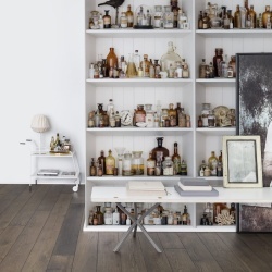 Fototapet, 3D Cabinet of Curios, Rebel Walls - Img 3