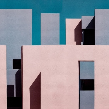 Fototapet, Abstract Building, Pastel, Rebel Walls - Img 2