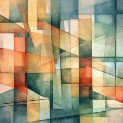Fototapet Abstract Imagination Vitrail Rêve IV100