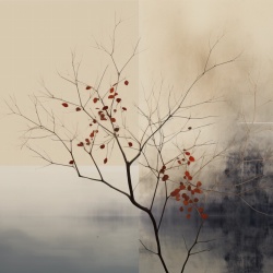 Fototapet Abstract Minimalisme Novembre Rêve MN103