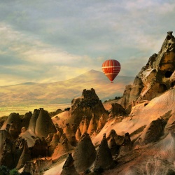 Fototapet, Air Balloon, Rebel Walls - Img 2