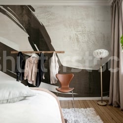 Fototapet, Artzy Stripes, Beige, Rebel Walls - Img 3