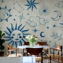 Fototapet, Astrology, Blue, Rebel Walls - Img 3