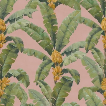 Fototapet, Banana Leaf, Pink, Rebel Walls - Img 2