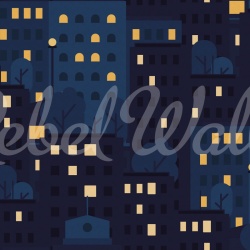 Fototapet, Big City, Midnight, Rebel Walls - Img 2