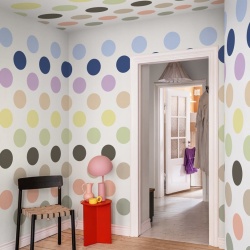 Fototapet, Big Dots, Pastel, Rebel Walls - Img 8