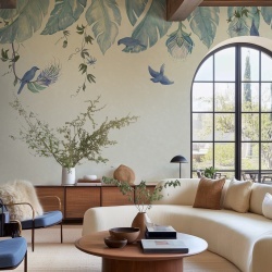 Fototapet, Birds in the Trees, Blue, Rebel Walls - Img 3