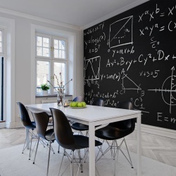 Fototapet, Black board, Rebel Walls