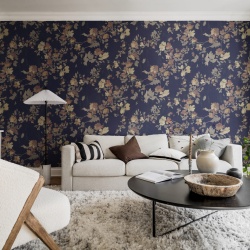 Fototapet, Blooming Garden, Dark Blue, Rebel Walls - Img 5