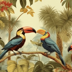 Fototapet Botanic Arche Toucan Rêve AT103