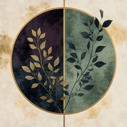 Fototapet Botanic Asahii Yin-Yang Rêve AY208