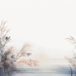 Fototapet Botanic Beige Naturel Serein Rêve BNS200