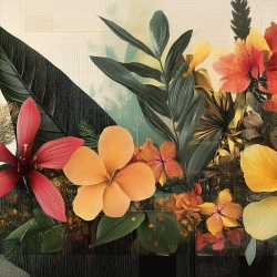 Fototapet Botanic Vegetal Fleuron Rêve VF204