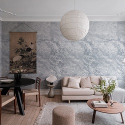 Fototapet, Breeze, Blue, Rebel Walls
