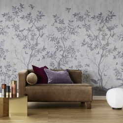 Fototapet, Chinoiserie Chic, Pearl Gray, Rebel Walls - Img 5