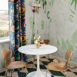 Fototapet, Chroma, Green, Rebel Walls