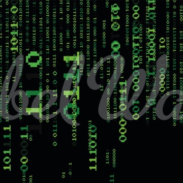 Fototapet, Code Drop, Green, Rebel Walls - Img 2