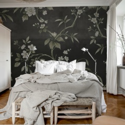 Fototapet, Concrete Flowers, Black, Rebel Walls - Img 3