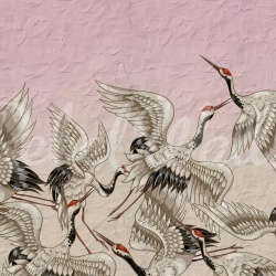 Fototapet, Crain Birds, Rose, Rebel Walls - Img 2