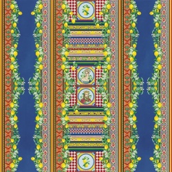 Fototapet Crown's Orchard in Blue - personalizat, VLAdiLA - Img 2