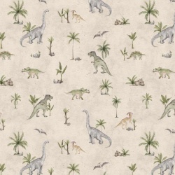Fototapet Dashing Dinos - Sand, Kikki Belle - Img 2