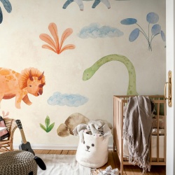Fototapet, Dinosaur Oasis, Beige, Rebel Walls - Img 3