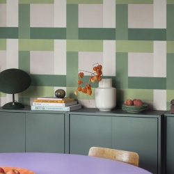 Fototapet, Don't Be Square, Green, Rebel Walls
