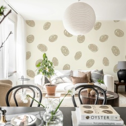 Fototapet, Doodle Dots, Beige, Rebel Walls - Img 4
