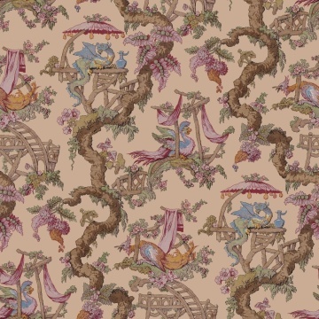 Fototapet, Dragon Tree Bloom, Peach, Rebel Walls - Img 2