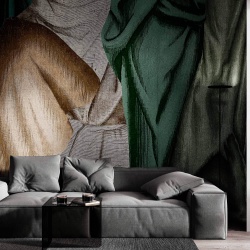 Fototapet Drapery, Emerald, Coordonne