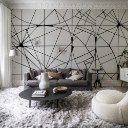 Fototapet, Facet, Graphite, Rebel Walls