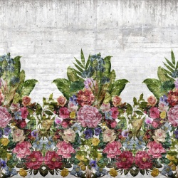 Fototapet, Flower Burst, Concrete, Rebel Walls - Img 2