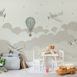 Fototapet, Fly Away, Pastel, Rebel Walls - Img 4
