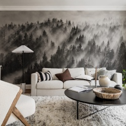 Fototapet, Foggy Forest, Rebel Walls