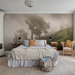 Fototapet, Foggy Hill, Rebel Walls