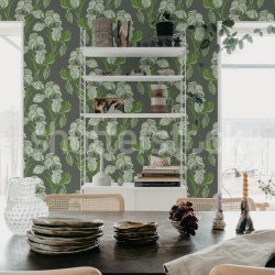 Fototapet, Garland Flora, Green, Rebel Walls