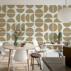 Fototapet, Geometry Shapes, Beige, Rebel Walls - Img 3