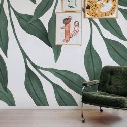 Fototapet, Giant Leaves, Green, Rebel Walls - Img 3