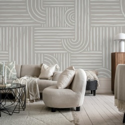 Fototapet, Graphic Vaults, Gray, Rebel Walls