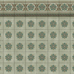 Fototapet Green Tiles, VLAdiLA - Img 3