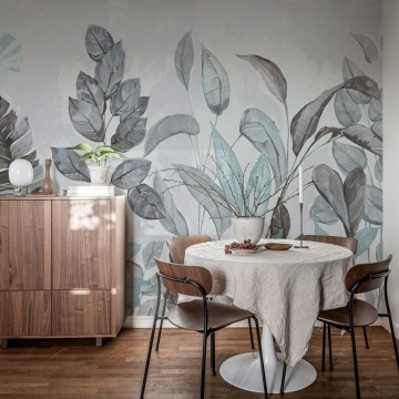 Fototapet, Happy Plants, Blue, Rebel Walls - Img 3