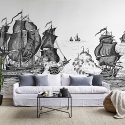 Fototapet, High Seas, Black, Rebel Walls - Img 8
