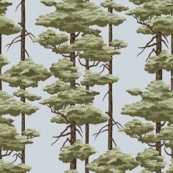 Fototapet, Highland Pines, Blue, Rebel Walls - Img 2