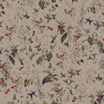 Fototapet, Hummingbird, Beige, Rebel Walls - Img 2