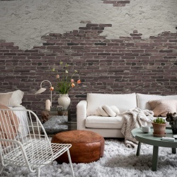 Fototapet, Ivory Bricks, Red, Rebel Walls - Img 4